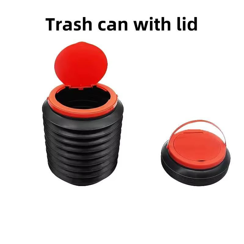 Car Trash Can Foldable Car Hanging inside Garbage Bucket Car Front Car Umbrella to Store Car Parts Car Accessories